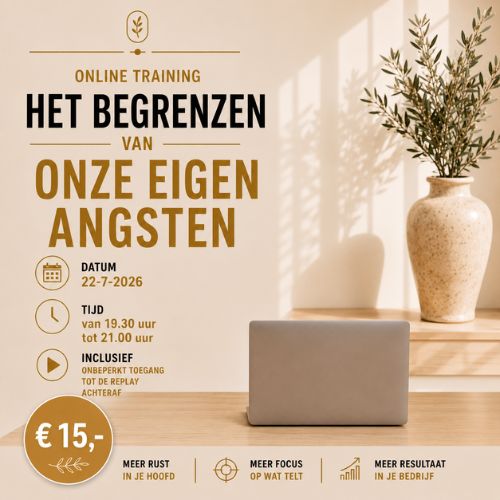 Online training - Begrenzen van onze eigen angsten
